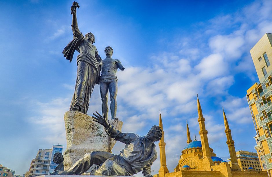 Martyrs’ Square, Downtown Beirut, Lebanon